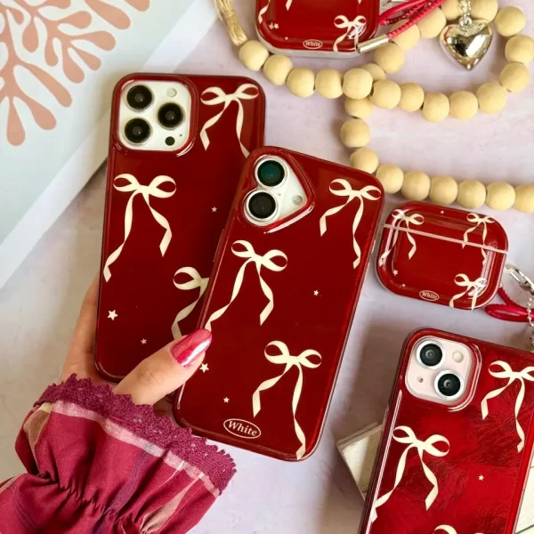 قاب چری پاپیون و ستاره آیفون (کدC2094)