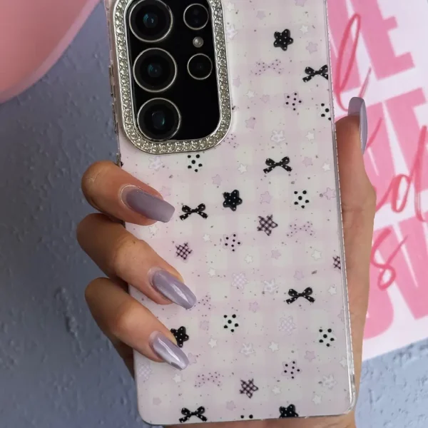 قاب Kawaii Pink Star سامسونگ و شیائومی (کدC2216)