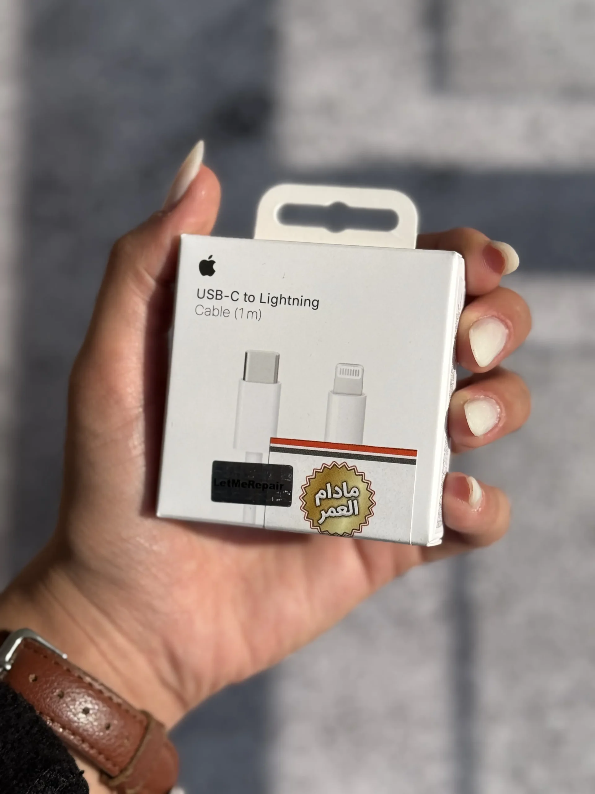 e954ab کابل USB-C To Lightning اپل 1 متر با گارانتی مادام العمر (کدB9029) - Image 1