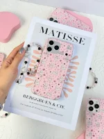 قاب Pink Paws پنجه صورتی با آویز (کدC2271)