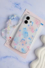 قاب Pastel Star Dolphin با آویز (کدC2251)