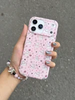 قاب Pink Paws پنجه صورتی با آویز (کدC2271) - Image 2