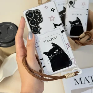قاب Black Cat جاکارتی دار (کدC2266)