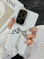 قاب پاپیون دور لنز نگین/شاین Lovely Power سامسونگ و شیائومی (کدC2262) - Image 4