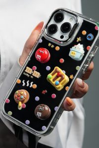 قاب موبایل ( آیفون - سامسونگ ) ام اند ام M&M آیینه ای بنددار - Image 2